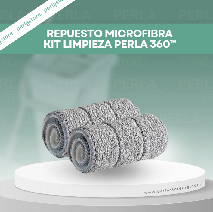 Repuestos de Microfibra Kit 360 Perla (x4 Unidades)